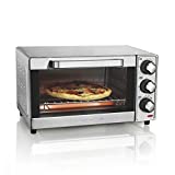 Hamilton Beach Countertop Toaster Oven & Pizza Maker, Large 4-Slice Capactiy, Stainless Steel (31401)