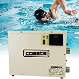CMQ 240V 9KW Electric Pool Water Heater for Above Ground Inground Pool,Upgrade Portable SPA Water Bath Heater Thermostat Swimming Pool Thermostat Heater Pump